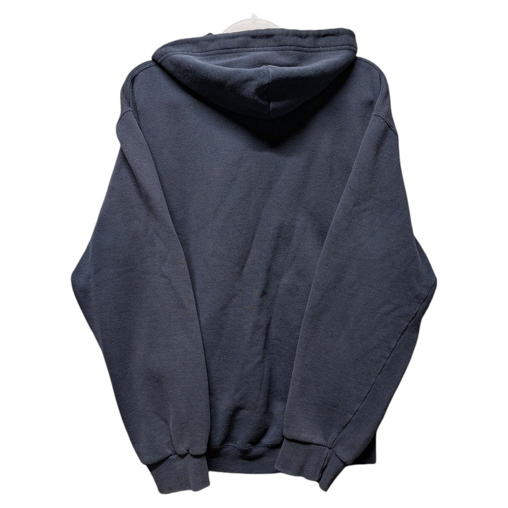 Y2K Nike Navy Blue Full Zip Hoodie Sweatshirt - Picture 2 of 5